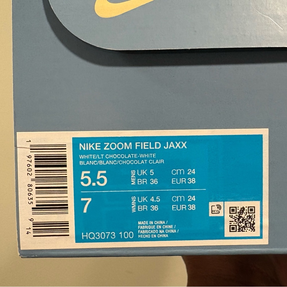 Travis Scott X Zoom Field Jaxx White/Light Chocolate - Picture 11 of 12